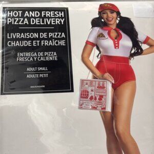 Amscan sexy Pizza Delivery Costume - Red and White